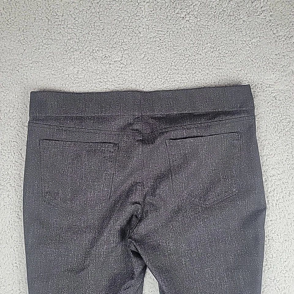 NYDJ Leggings Para Mujer 12 Gris Negro Liftxtuck Ajustado Pull On Pantalones Oficina Foto 3 de 4