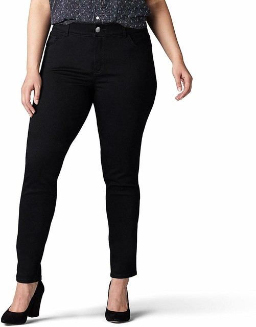lee women's slimming fit rebound skinny leg jean