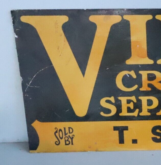 VIKING CREAM SEPARATOR T S Risinger Tin sign eBay