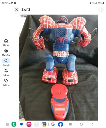 Wowwee Spidersapien Robosapien Spiderman Robot With Controller - 第 1/2 張圖片