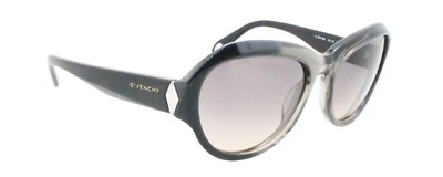 New Authentic Givenchy SGV 922 COL. 0AH8 Translucent Gray Plastic Sunglasses NOS