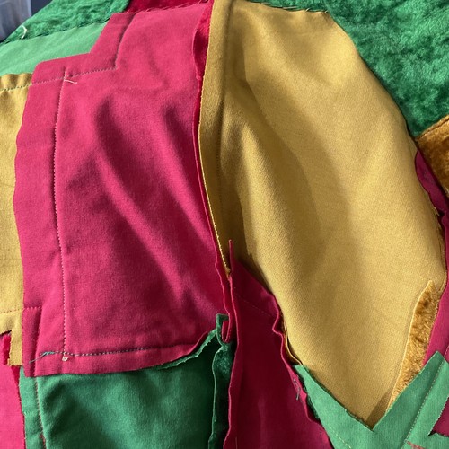 Vintage Handmade Maxi SKIRT Tapestry Full Patchwork Peasant Hippie Small - Picture 7 of 7