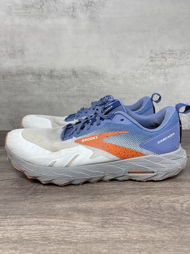 Brooks Cascadia 17 Running Shoes Mens 10 Blue Orange Trail Outdoor