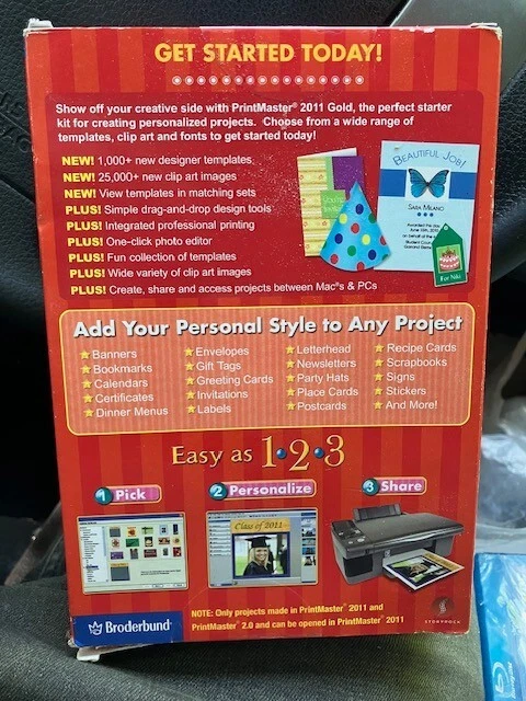 Printmaster 2011 Gold (PC)*New* O - Image 2 of 2