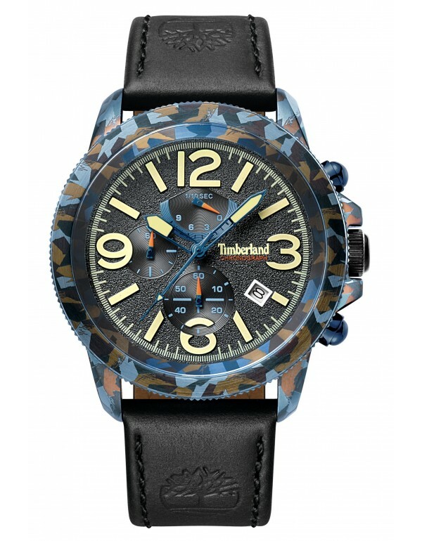 Timberland Chronograph Quartz With Leather Strap 10 ATM Men's