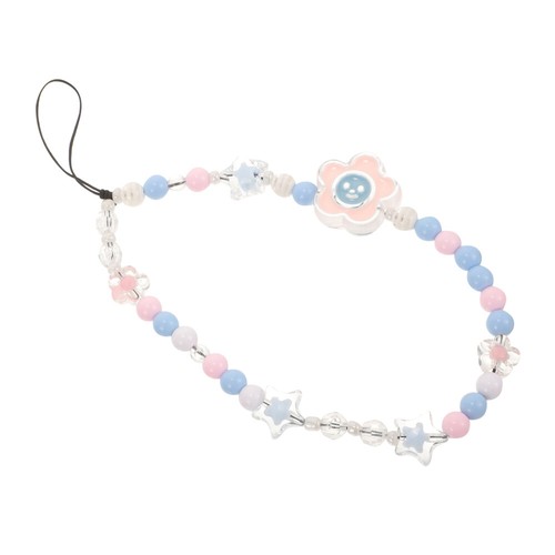 4 PCS Flower Chain Beaded Phone Strap Cellphone Charm - 第 7/12 張圖片