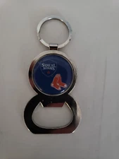Samuel Adams Boston Red Sox Keychain & Bottle Opener  VTG 2018 HOME OPENER