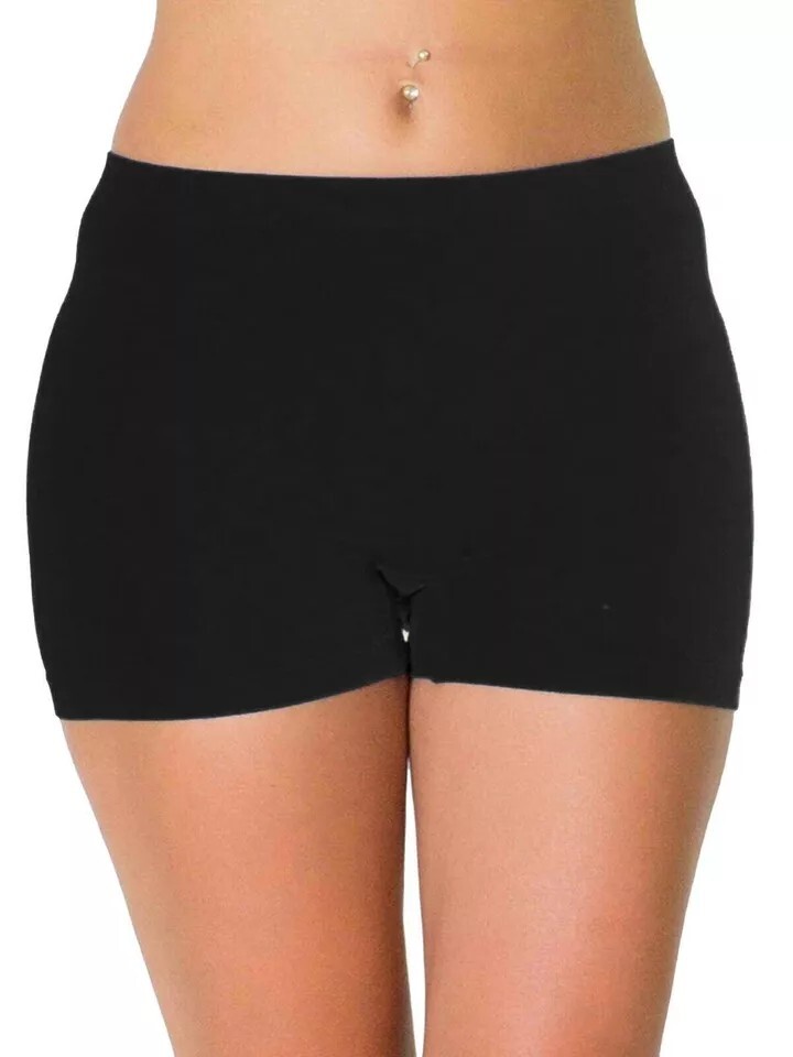 Black womens boxer shorts for comfort and style