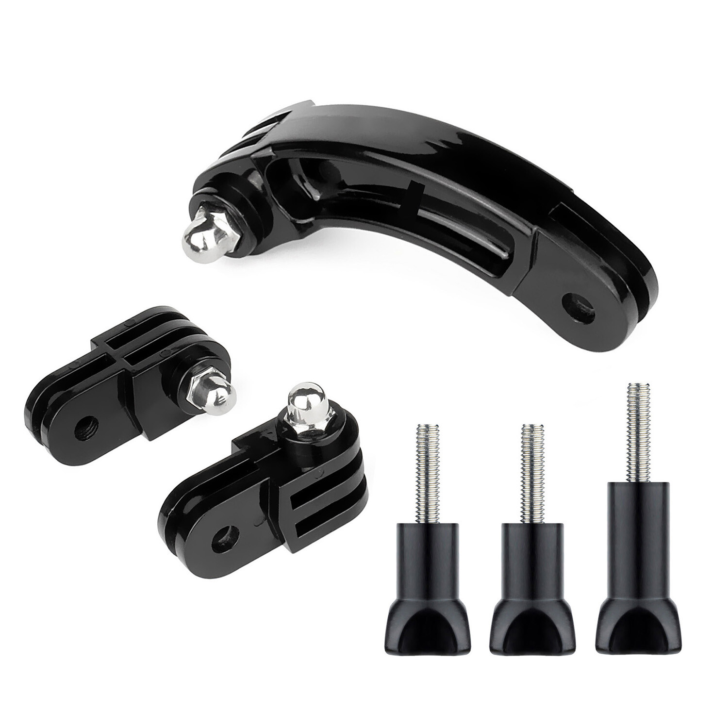 Curved Extension Arm + 90 Degree Rotary Connector Chain For GoPro Hero 13 12 11-image
