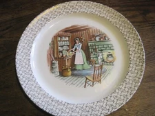 Taylor Smith Taylor USA Conversation Colonial Kitchen Cake/DINNER 10" Plate