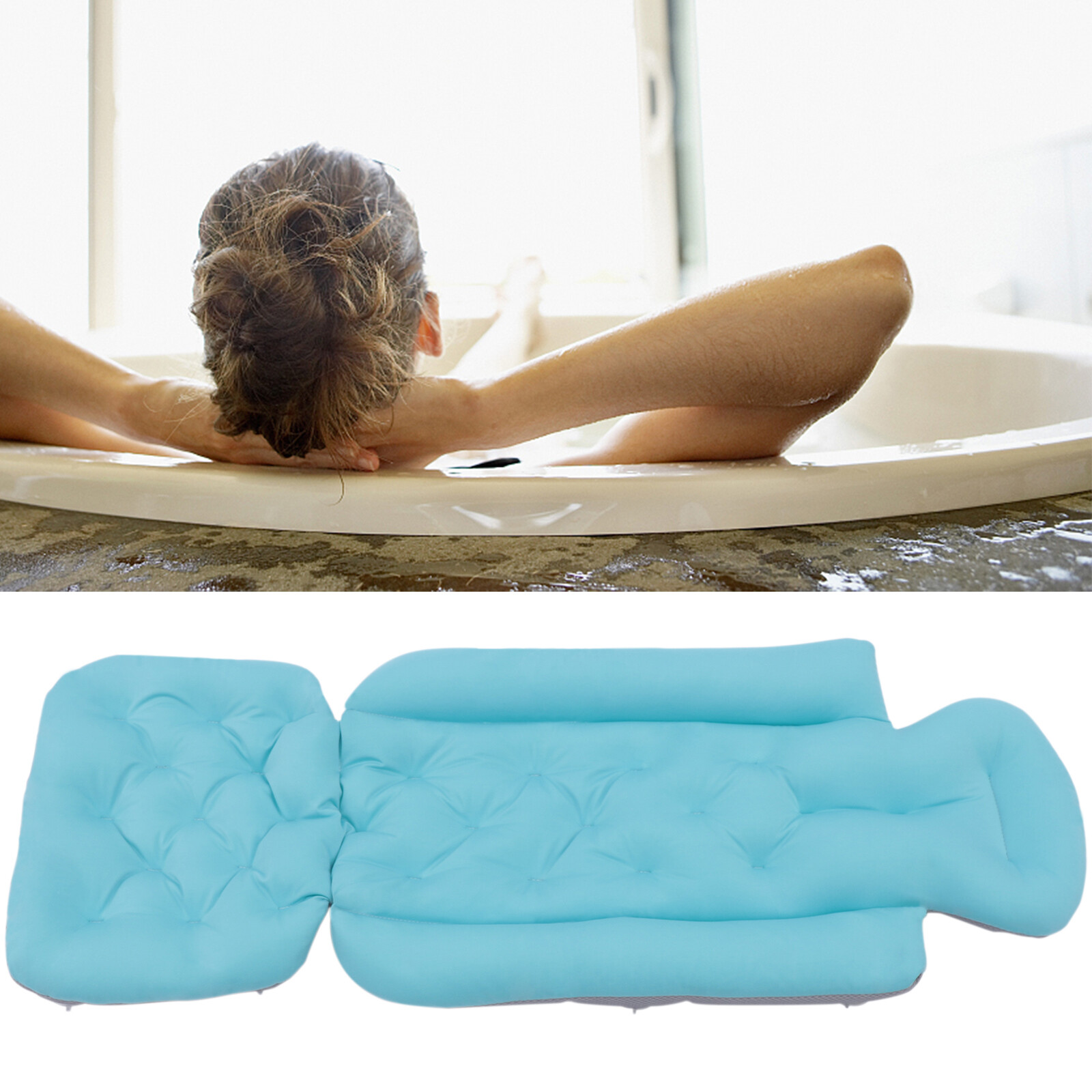 Erwachsene Ganzkörper Bad Kissen Bad Kisen Spa Dusche Badewanne Große Saugkissen