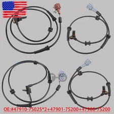 SET of 4 ABS wheel Speed Sensor Front Rear For NISSAN Titan 2004-2007 8 Cyl 5.6L