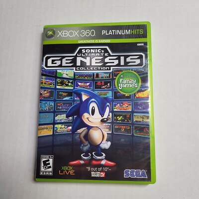 Sonic's Ultimate Genesis Collection Xbox 360 Video Game GRS