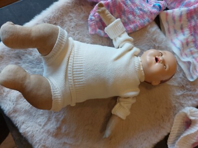 Antikes niedliches Dream Baby Armand Marseille 351, m.Wägli (Gebraucht