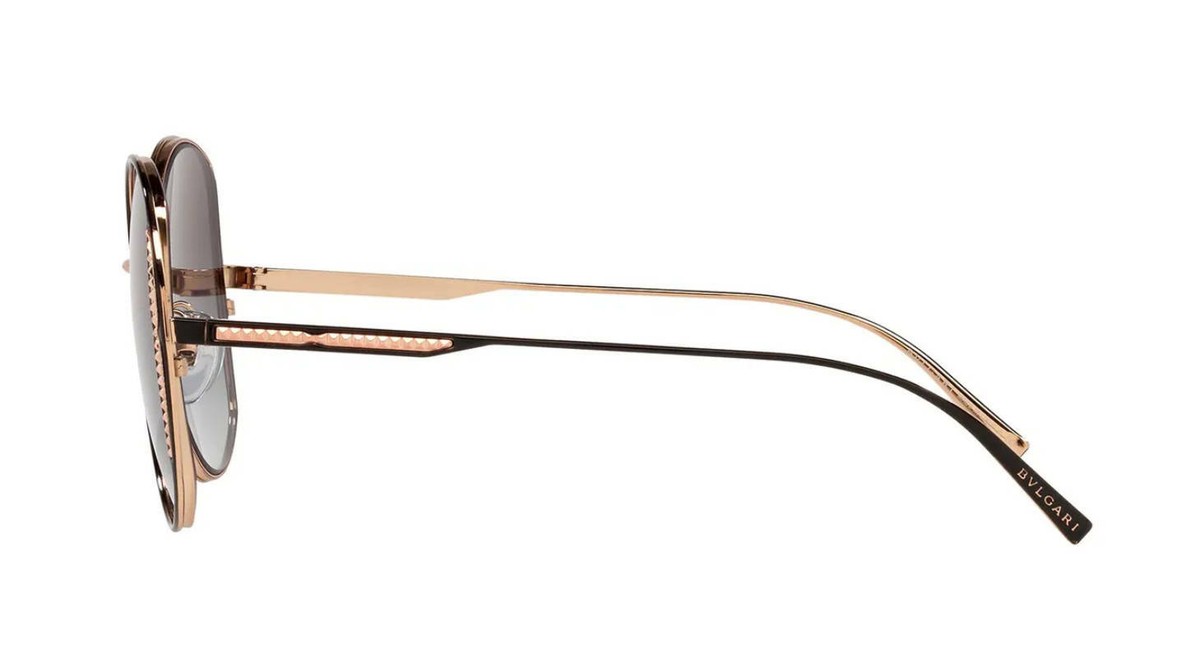Bvlgari BV 6169 Rose Gold And Black/Grey Shaded (2023/8G 