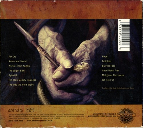Snakes & Arrows by Rush (CD, May-2007, Atlantic (Label)) - Imagen 2 de 3
