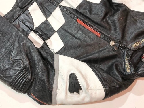 Hein Gericke Avangarde Racing Moto Leather Jacket Vintage - Picture 7 of 10