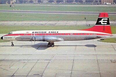 Airline Postcards      BRITISH EAGLE   B.175 Britannia 324 G-ARKA  c/n 13516 