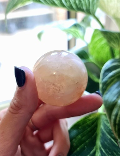 40MM Natural Quartz Gemstones Sphere Crystal Reiki Healing Fengshui with stand - Picture 2 of 9