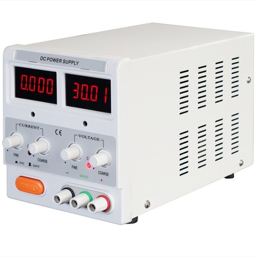 Labornetzgerät Netzgerät Labornetzteil DC Netzteil Trafo regelbar 30V 5A 2 LED