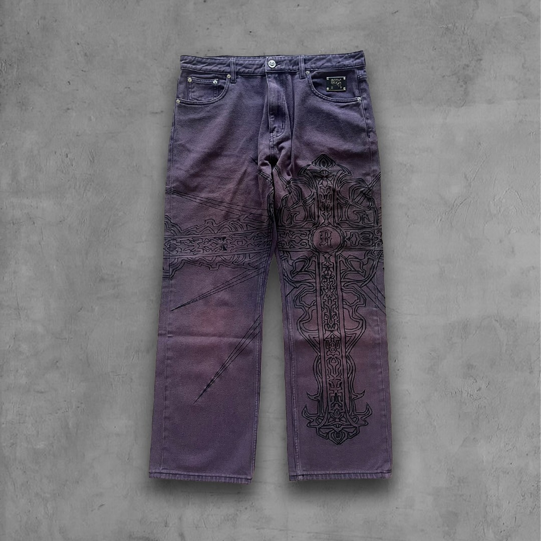 Revenge Death Note Purple Denim 36 XXL | eBay