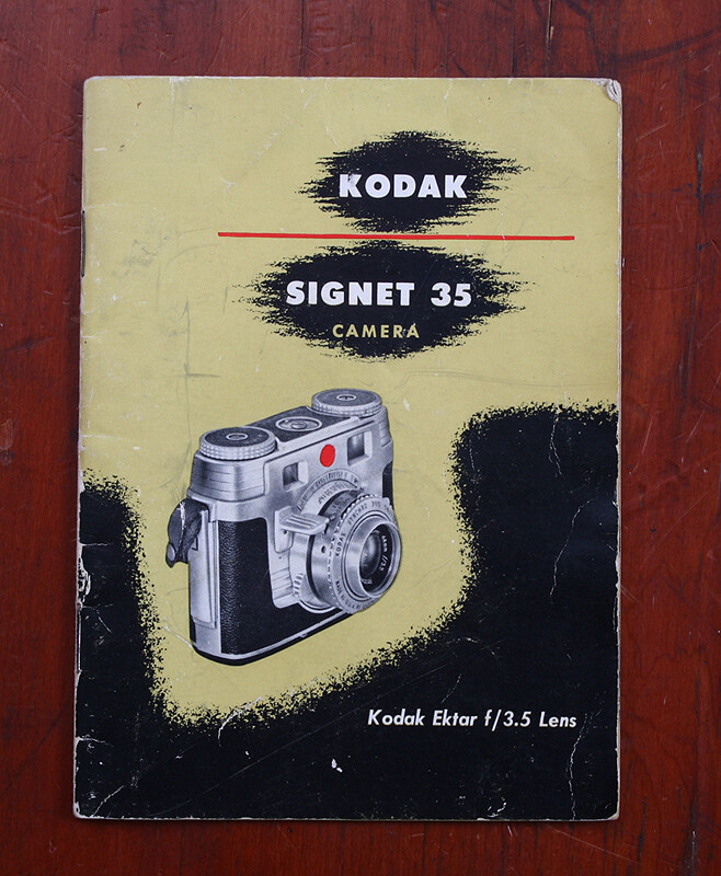 KODAK SIGNET 35 INSTRUCTION BOOK, 1953/cks/211726 | eBay