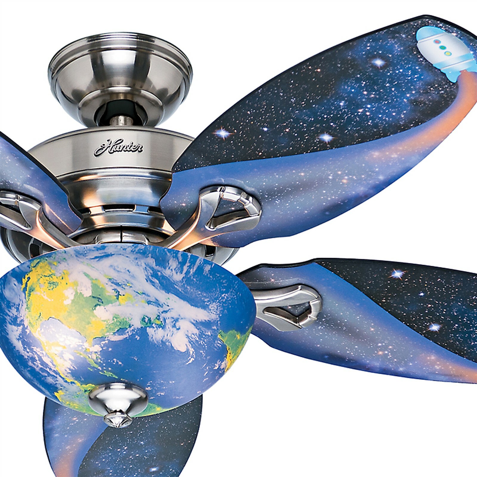 Hunter Fan 52 Inch Brushed Nickel Casual Ceiling Fan 3 Position