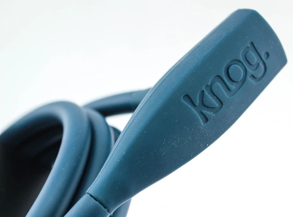Knog Party Coil 1300mm Coiled Cable Bike Lock 10mm Braided Steel Indigo NEW - Image 2 of 4