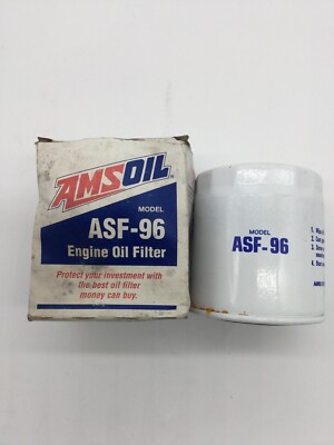 Antique Amsoil Engine Oil Filter Asf-96
