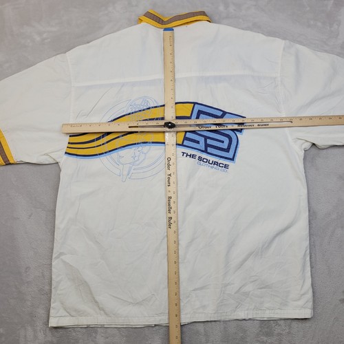 The Source Magazine Shirt Men XL Vintage Button Up Rap Hip Hop Y2K Streetwear* - Picture 9 of 11