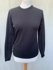 Campri Black Women's Base Layer Top Long Sleeve Size S
