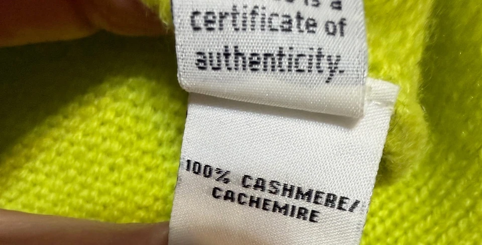 Suéter de cachemir Diane Von Furstenberg para mujer M vestido de dopamina minimalista Foto 4 de 4