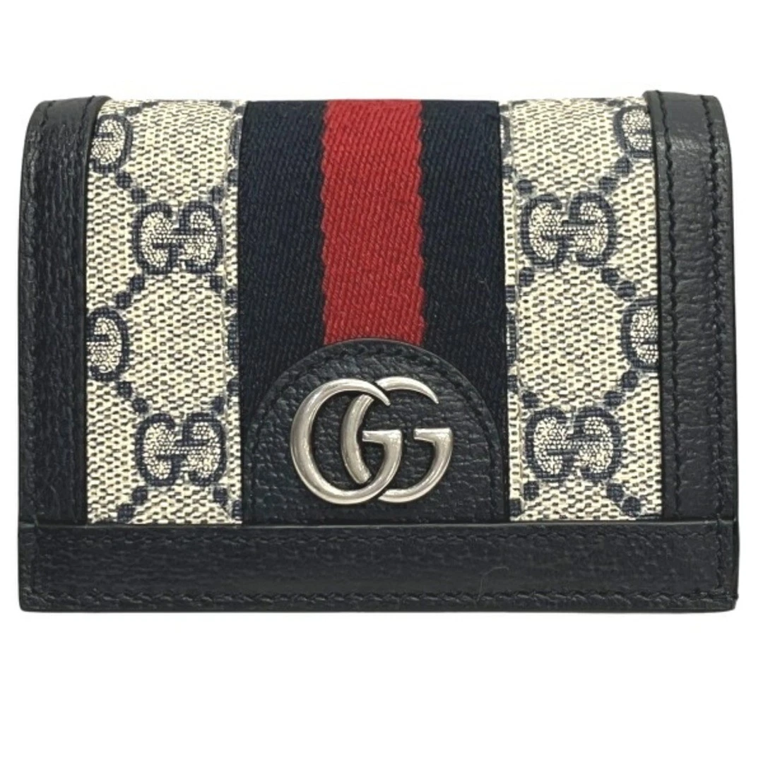 Gucci Offdia 523155 GG Supreme Portefeuille Bifold Unisexe [Occasion] [Livraison le lendemain]