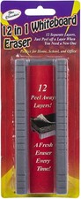 "12-1 Dry Eraser for Whiteboards - 12 Layers, Grey/Black/White"