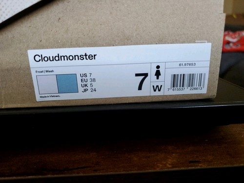 NIB (OTHER) - On Running Cloudmonster 61.97653 FROST/WASH - WOMENS size 7 - Picture 2 of 9