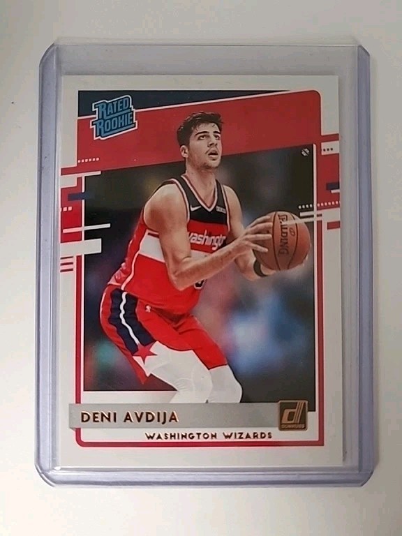 DENI AVDIJA 2020-21 Panini Donruss #205 Rated Rookie RC MT