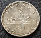 1966 Canada Silver $1 Dollar - 80% Silver