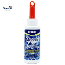 Mosaic Glue - Non-Toxic  Water Resistant, Ideal for All Tiles  Surfaces, 2-Oun