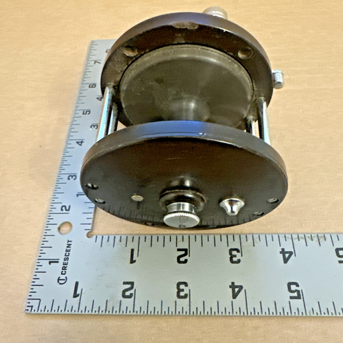 Vintage Fishing Penn No 85 Fishing Reel Made In USA For Parts or Repair Free SH - Afbeelding 13 van 19