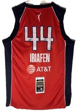 Kiki Iriafen Signed Washington Mystics Jersey Autographed JSA COA