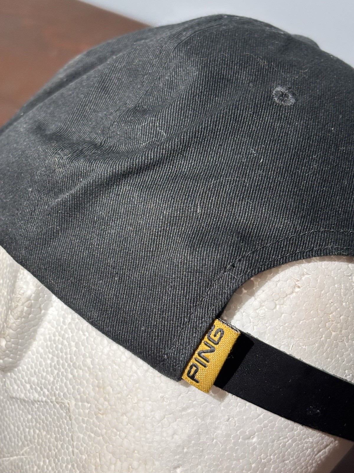 Ping SensorCool Strapback Hat Leather Strap Black… - image 5