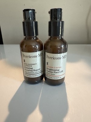 Perricone MD Vitamin C Face Lift + Firming Evening Repair 2oz Lot NEW Sealed