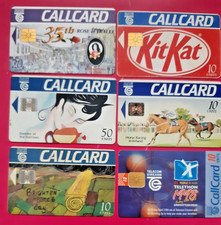 6 Telephone Cards IRELAND EIRE Collection Bundle A59