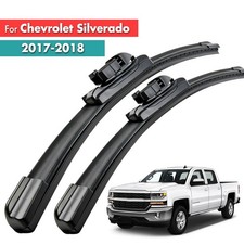 2pcs Front Windshield Flat Wiper Blade Set For Chevrolet Silverado 17-18 2222 2pcs Front Windshield Flat Wiper Blade Set For Chevrolet Silverado 17-18 2222