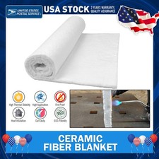 Ceramic Fiber Blanket - 0.4" x 12" x 24" -High Temp Insulation Blanket - 2400F