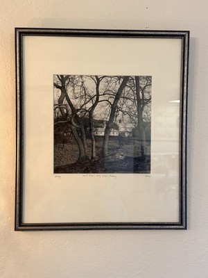 Lance Hidy Original 1992 Signed Photograph Holy Cross Abbey Cistercian Framed