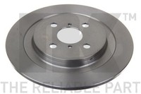 2X NK Bremsscheibe 2045111 FüR Toyota Yaris Daihatsu Charade KSP130_ KSP130 GPL