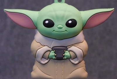 Grogu NEW * Teacup Clip * Blind Bag Mandalorian Series 4 Key Chain Monogram
