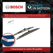 2x Wiper Blades (Pair) fits VW GOLF Front 96 to 04 Windscreen Set Genuine Bosch