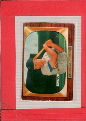 1955 Bowman #132a Harvey Kuenn VG Very Good Tigers ERR ID:66262